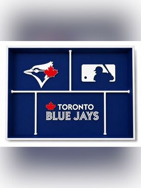Toronto Blue Jays Dark Blue MLB Pocket Dump Tray - For Keys, Wallet, Money, Etc